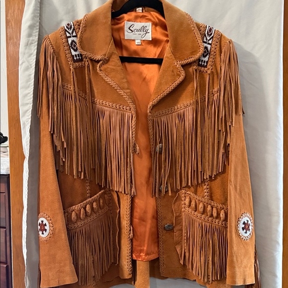 Scully Jackets & Blazers - Scully Vintage Women's Suede Fringe Jacket - Brown